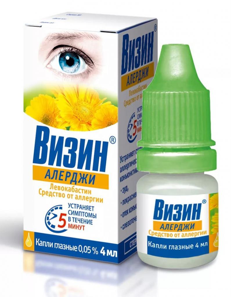 Капли для глаз от аллергии на амброзию