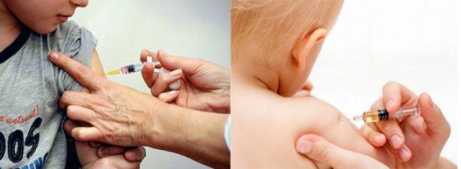 место введения вакцины для детей от 18 месяцев