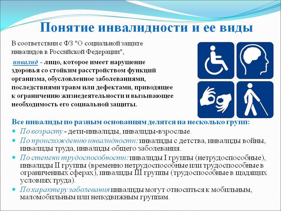 Какие болезни дают право. Понятие инвалидности. Понятие инвалидности и ее виды. Структура инвалидности по зрению. Понятие инвалид.